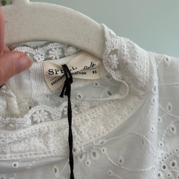 WHIMSY GARDEN LACE TUNIC DRESS Spell NWT Size XS - Picture 7 of 8